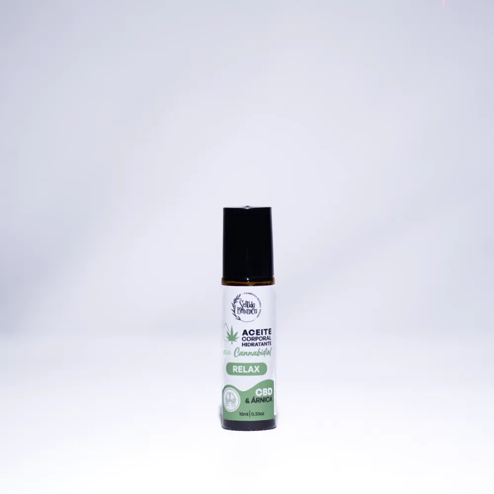 Aceite Corporal Hidratante CBD y Arnica RELAX x 10 ml (Sentida Botanica)
