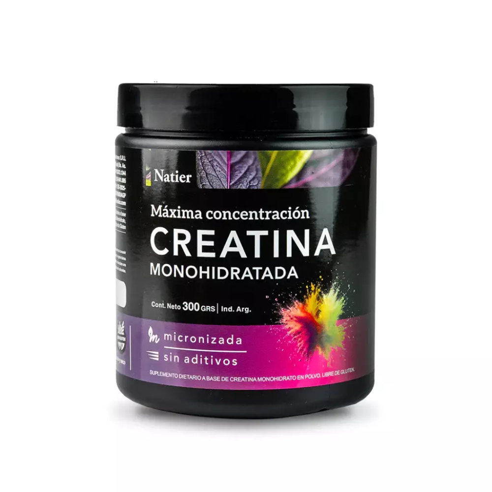 NATIER - Creatina Monohidratada Micronizada x 300g