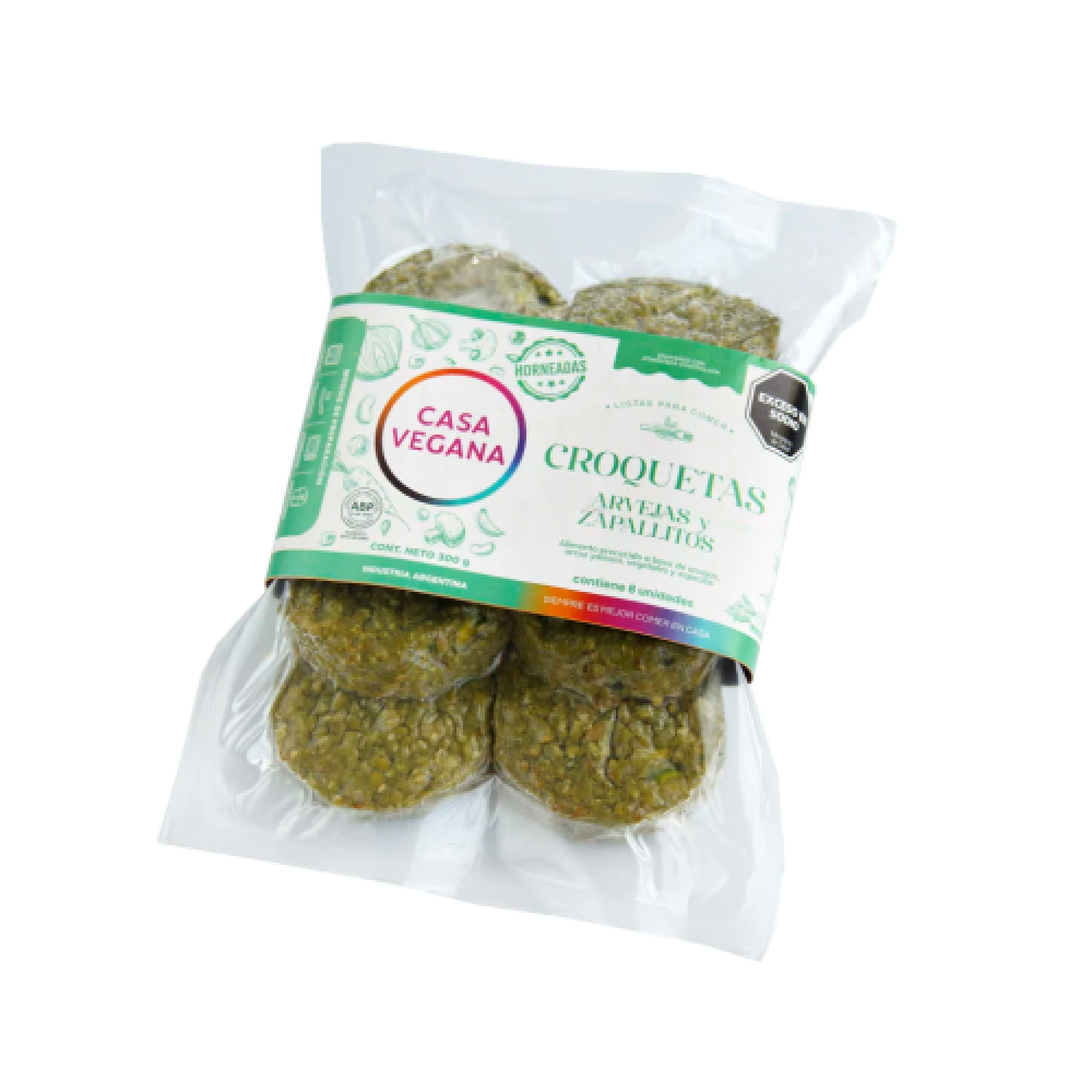 Croquetas de Arvejas y Zapallitos - 300g