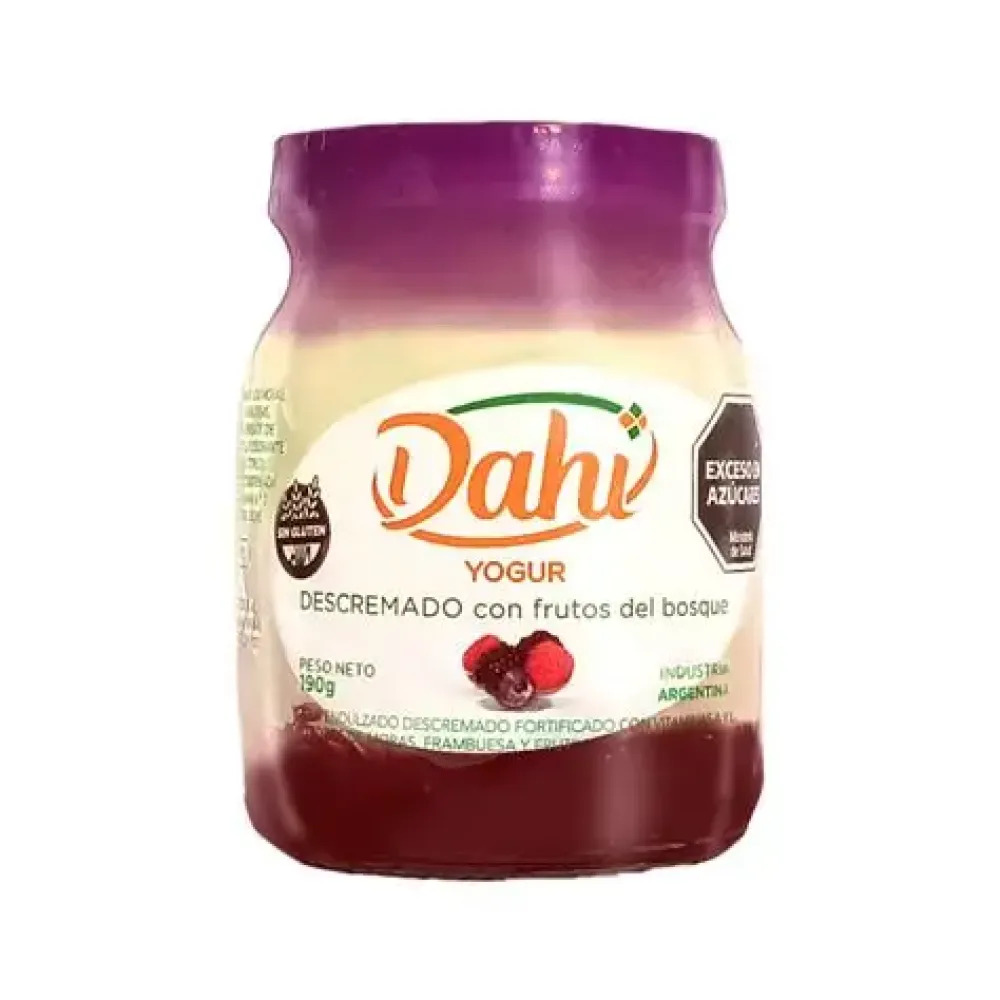 YOGUR DESCREMADO ARÁNDANOS 190g - Dahi