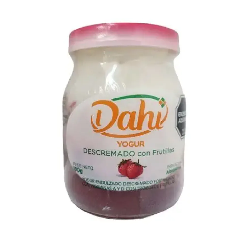 YOGUR DESCREMADO FRUTILLA 190g - Dahi