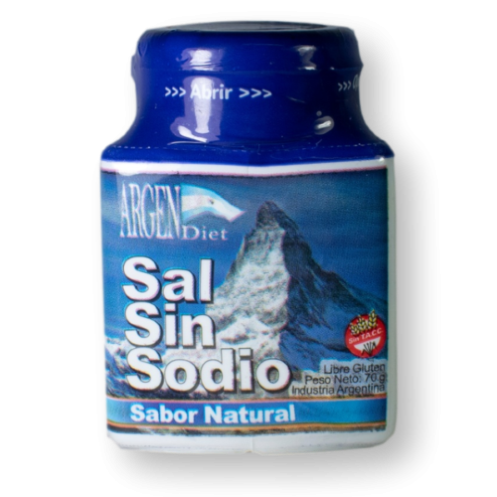 Sal Sin Sodio Natural - ARGENDIET x 70g