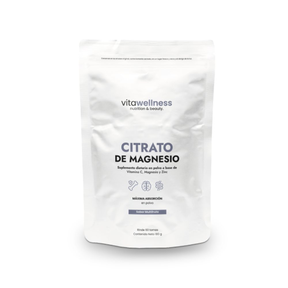 Citrato de Magnesio en Polvo x 180g - Vitawellness