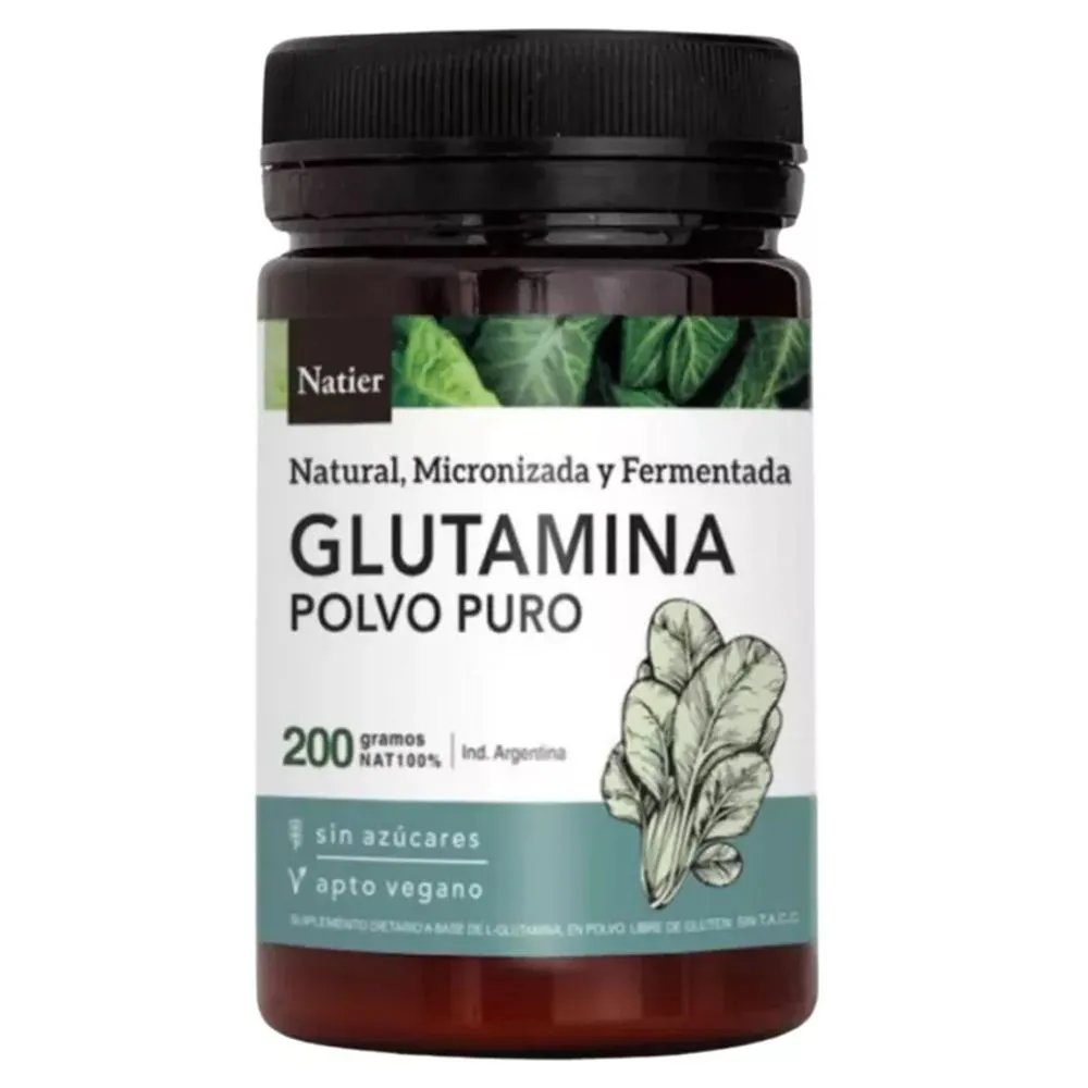 Glutamina Natural Fermentada en Polvo x 200gr - Natier