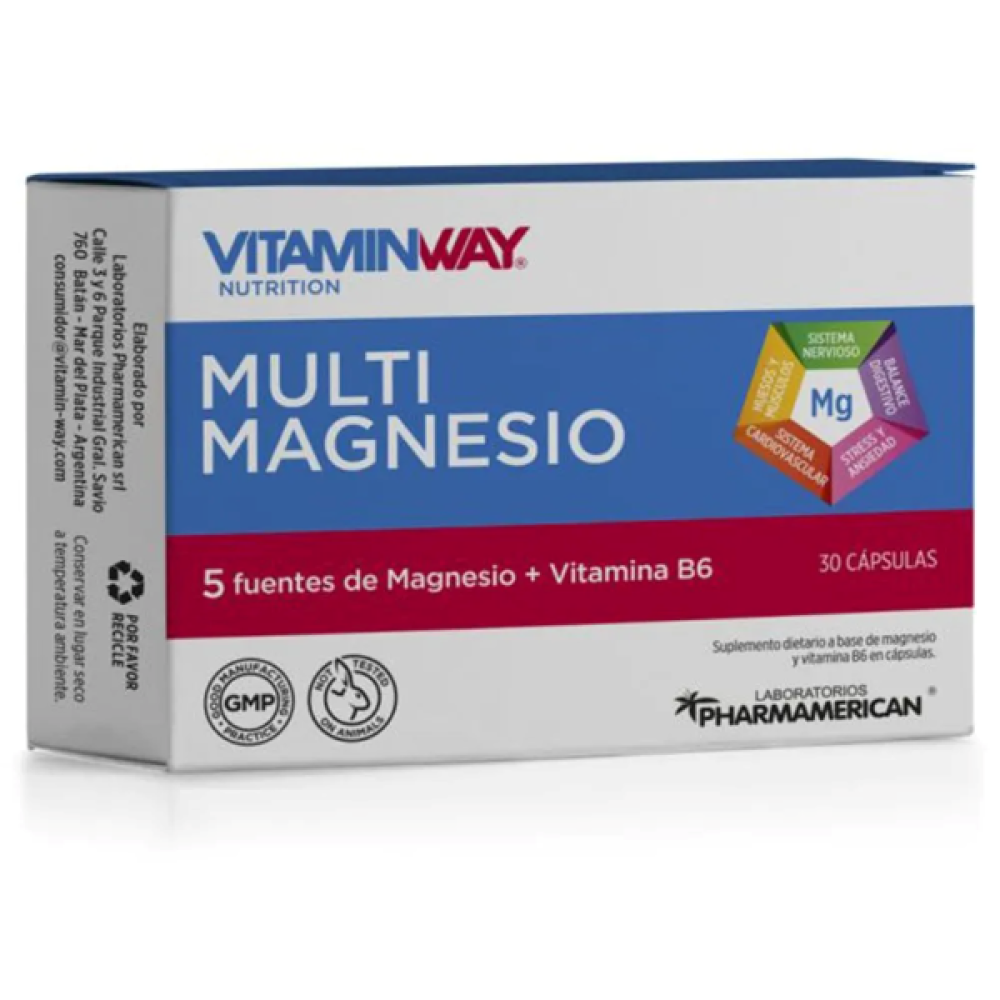 VITAMIN WAY - Multi Magnesio x 30 Cápsulas