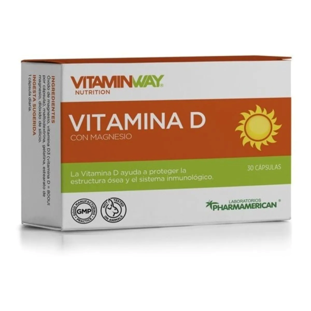 VITAMIN WAY - Vitamina D3 x 30 Cápsulas