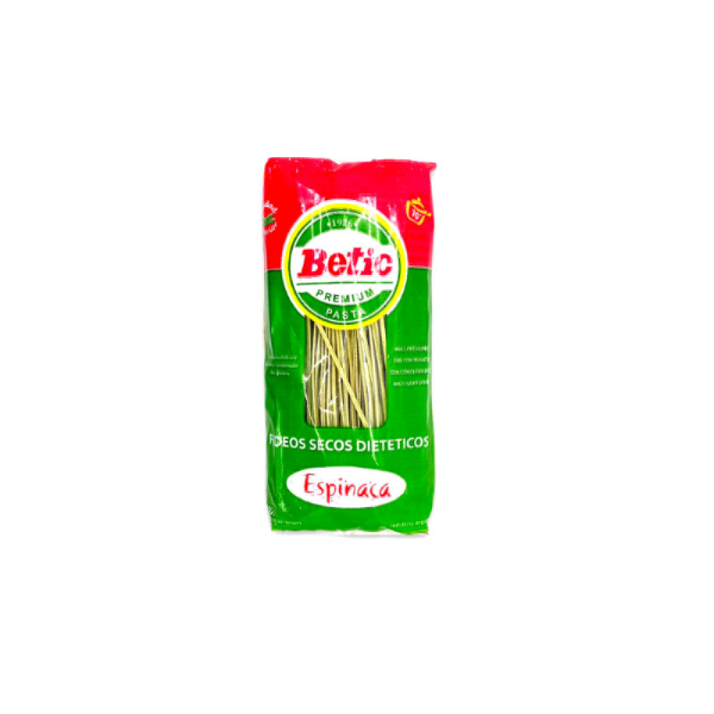 Fideos Betic Spaghetti Diet Espinaca x 300g