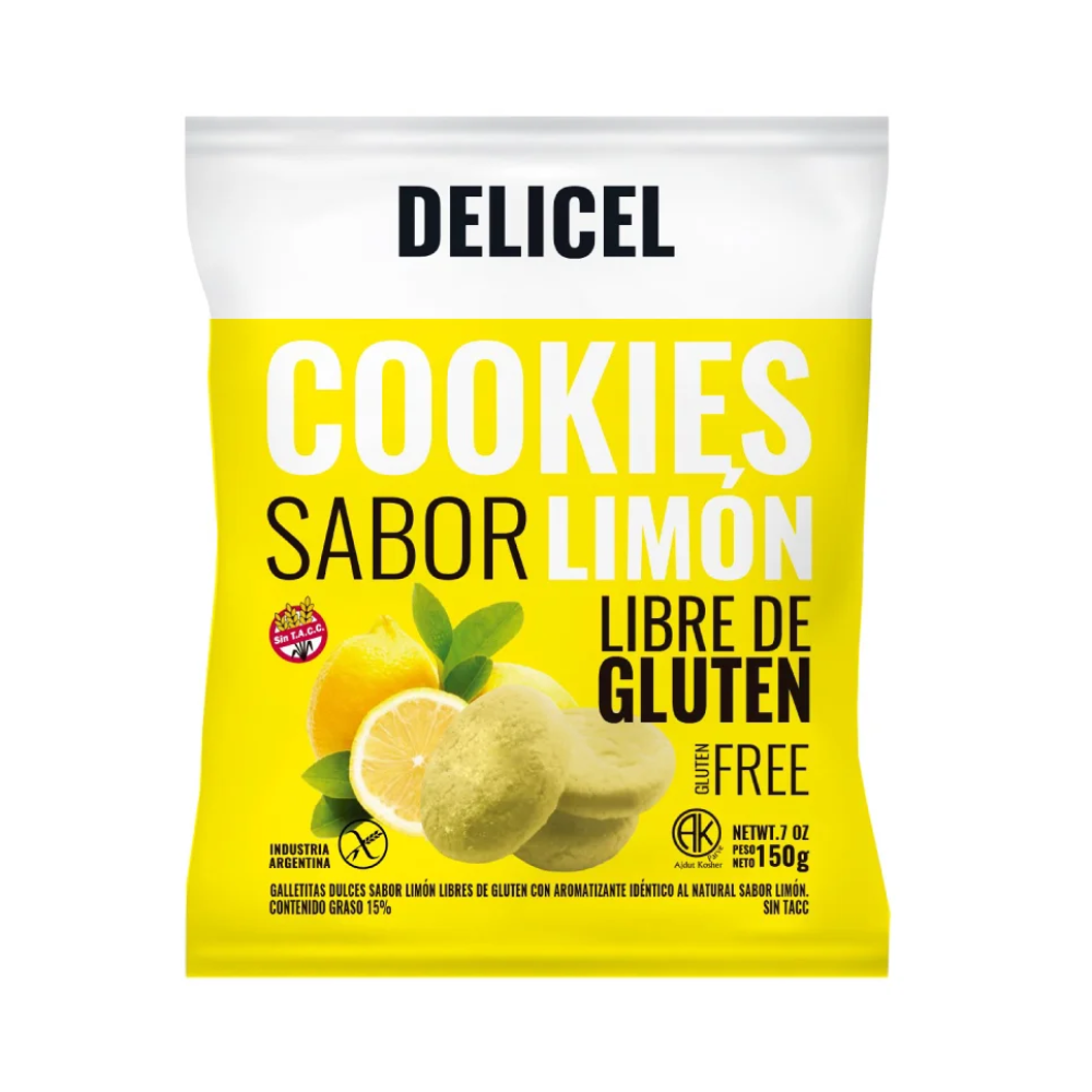 Galletitas de Limón - DELICEL x 150g