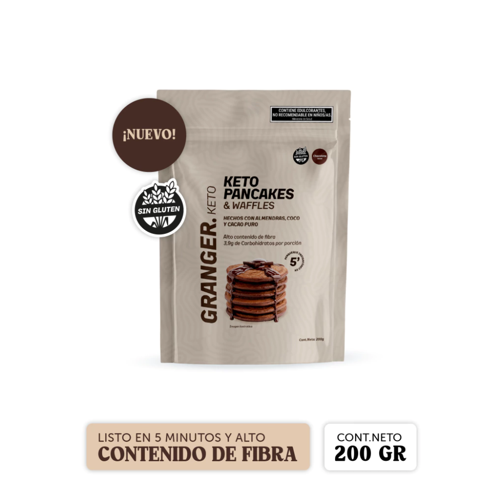 Preparado para Keto Pancakes Chocolate - Granger