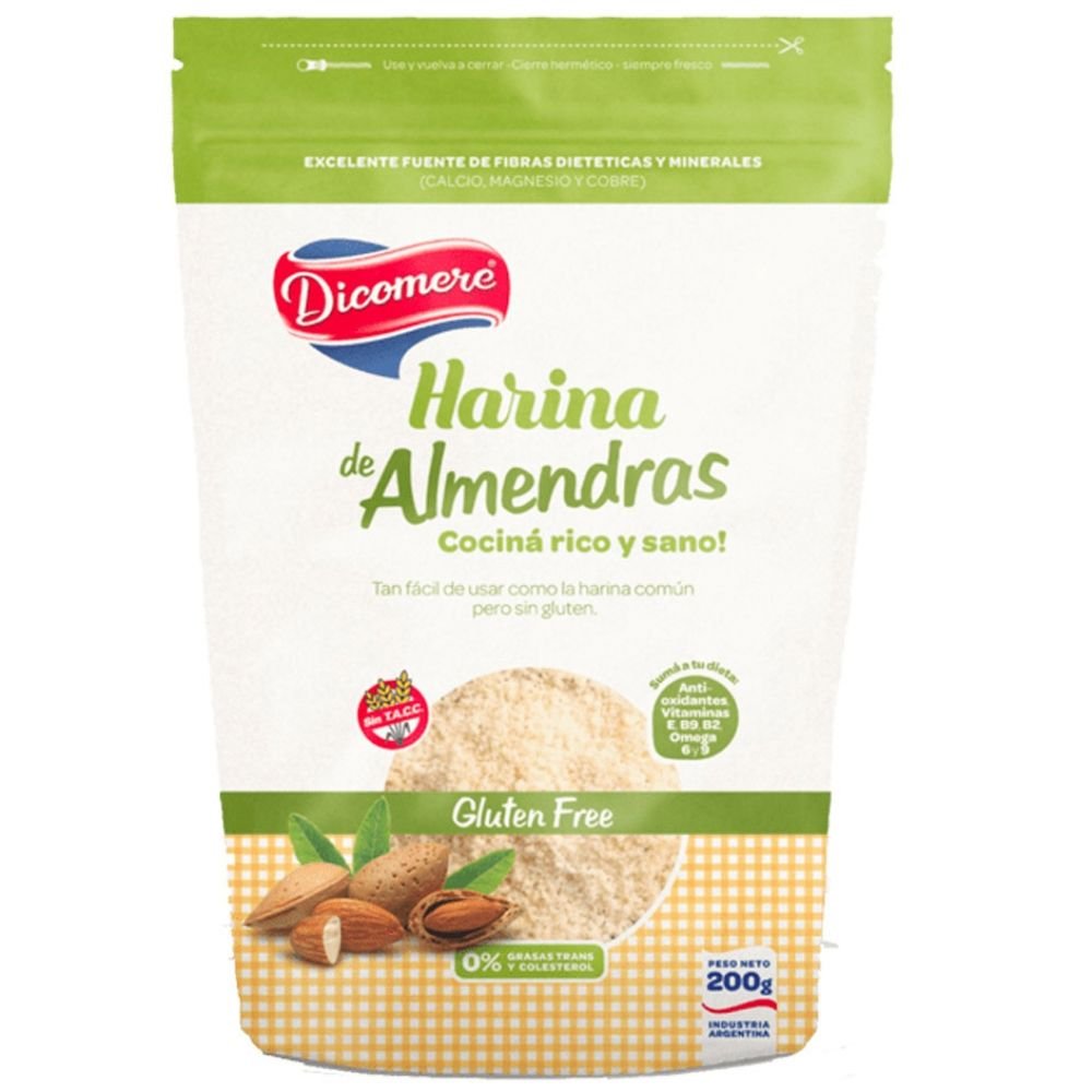 Harina De Almendras Sin Tacc Dicomere x 200gr