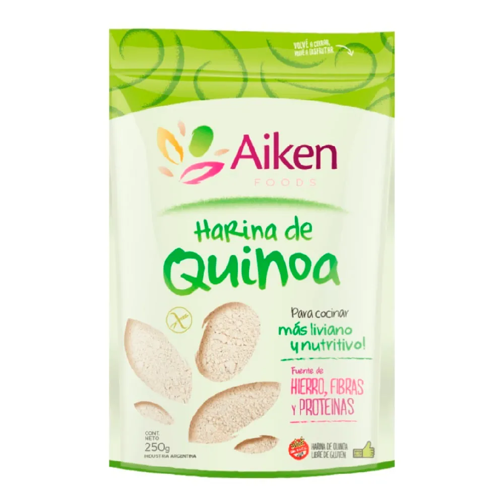 Harina de Quinoa Aiken Foods SIN TACC x 250gr