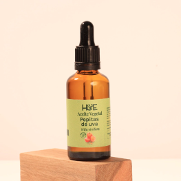 Aceite Vegetal de Pepitas de Uva H&E - 50cc