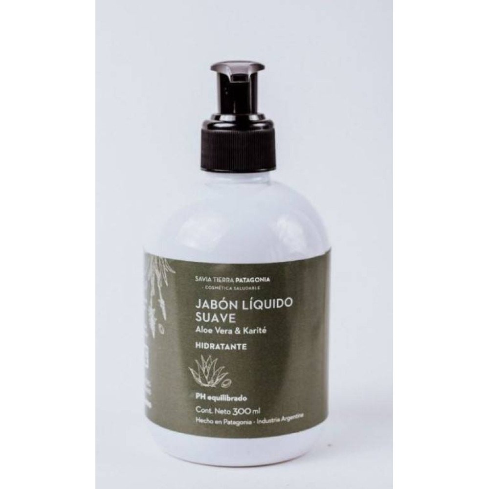 Jabon Liquido – Aloe Vera y Karité Puro Savia Tierra x 300ml