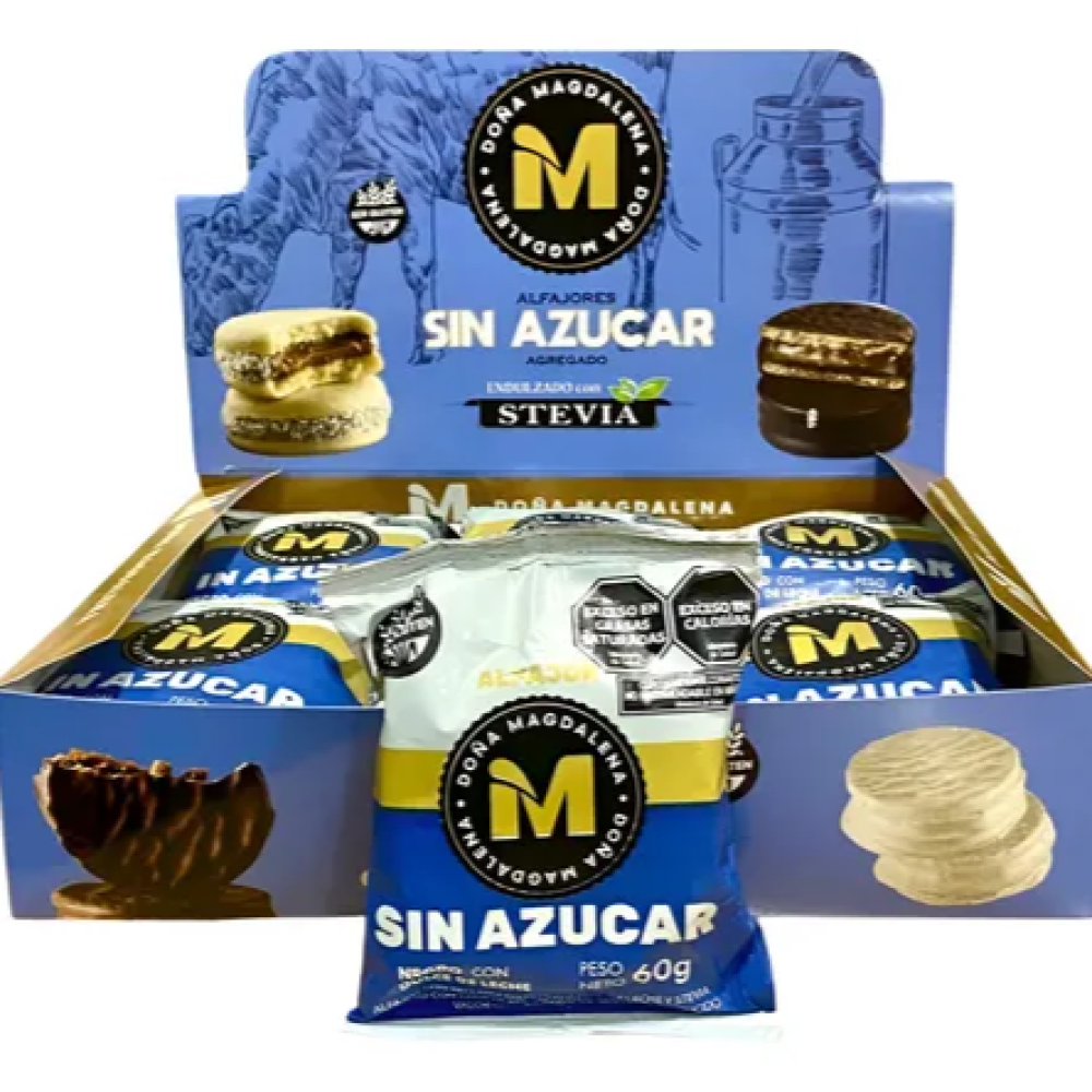 Alfajores con Stevia x 60g - Doña Magdalena