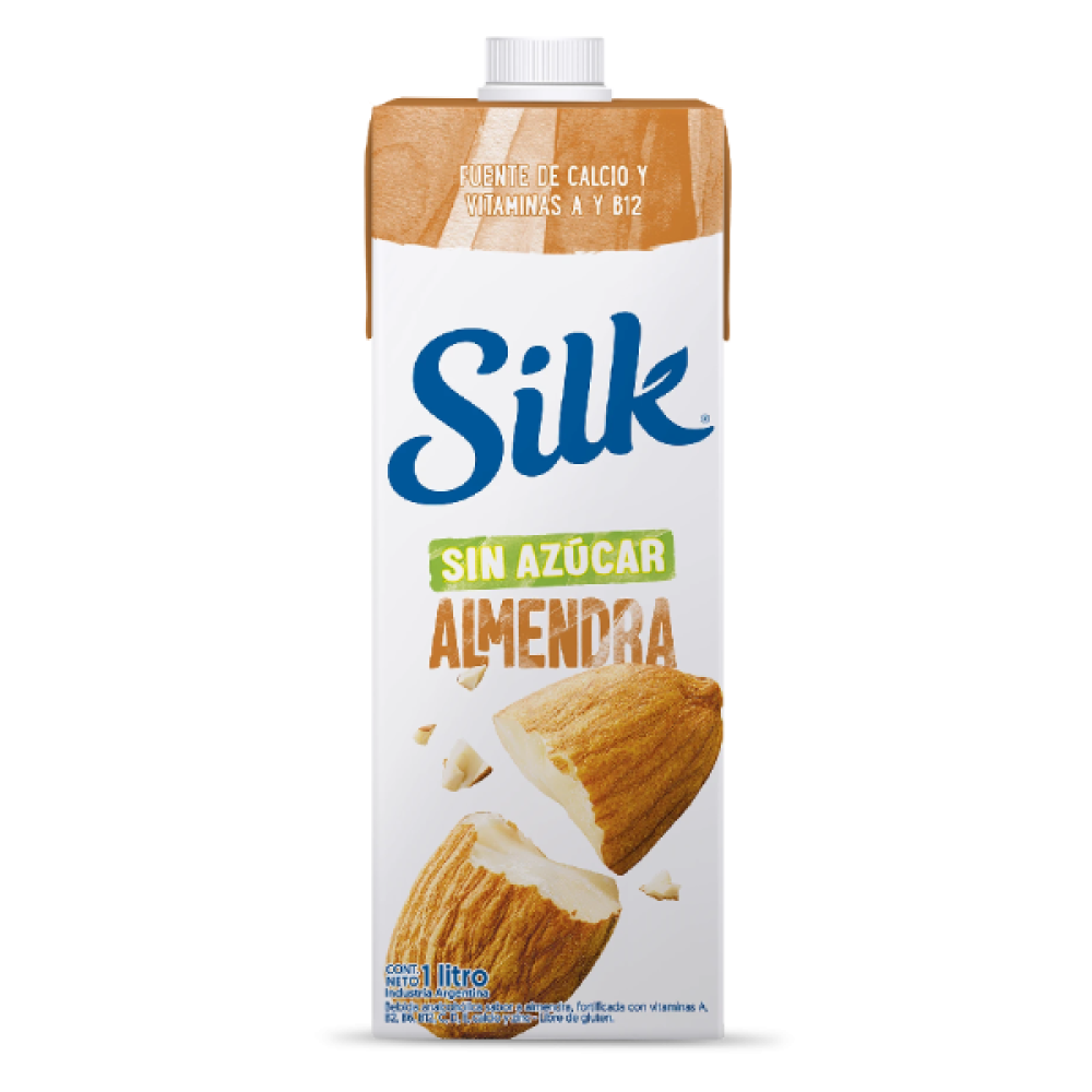 SILK - Leche de Almendras Sin Azúcar x 1 Litro