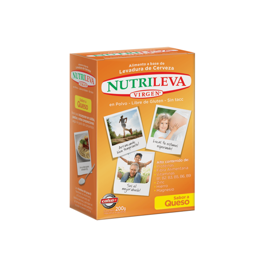 Levadura de Cerveza Sabor Queso (en Polvo) - NUTRILEVA x 200g