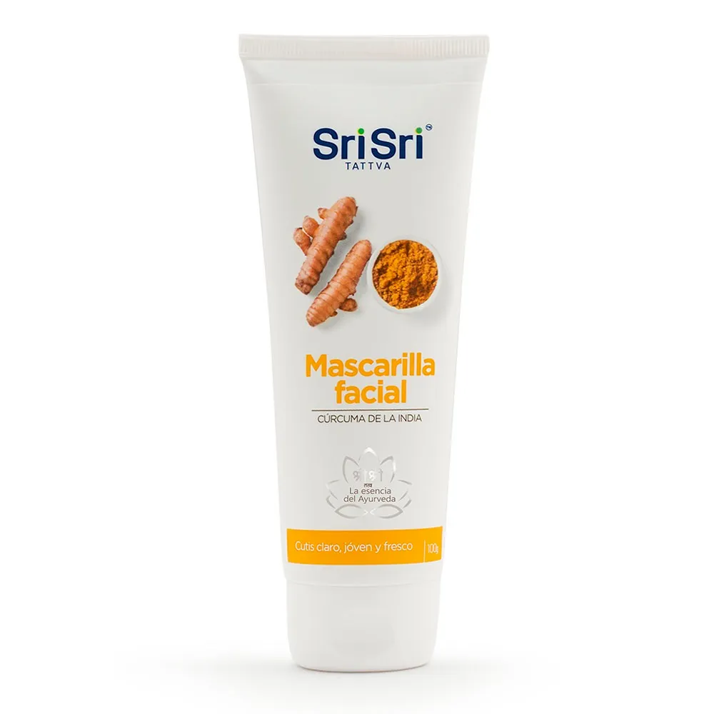 Mascarilla Facial con Cúrcuma de la India x 100 Gr (Sri Sri)