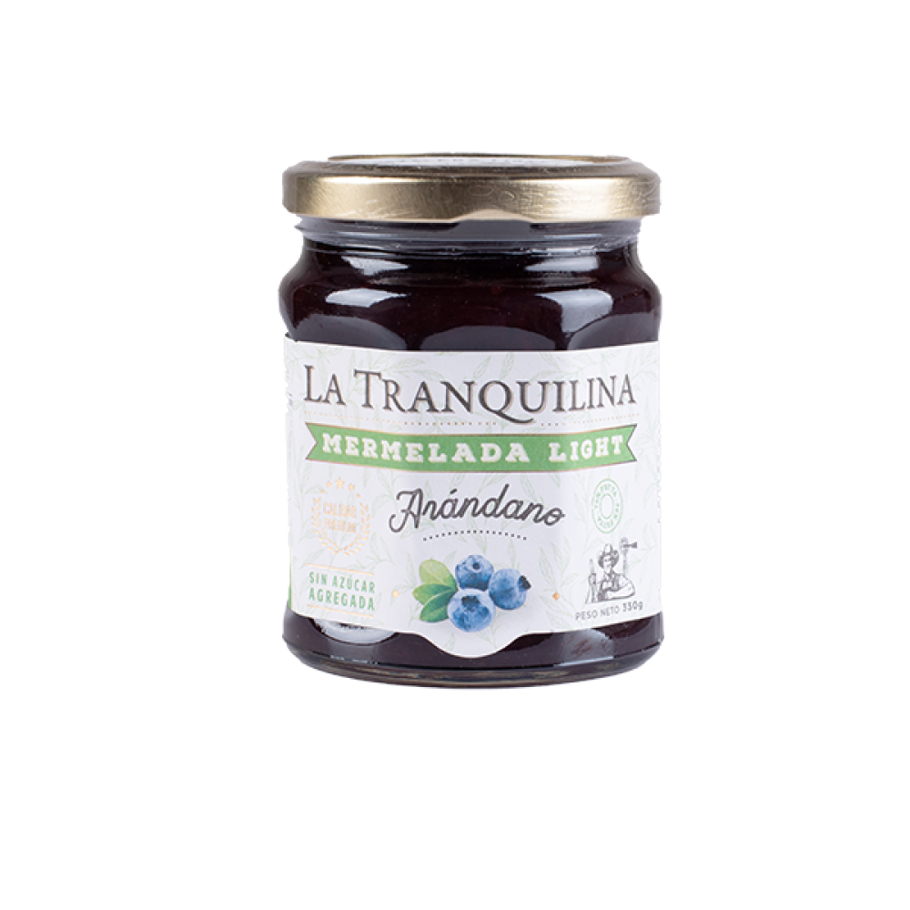 Mermelada Light de Arándano Sin Azúcar Agregada - La Tranquilina | 330g