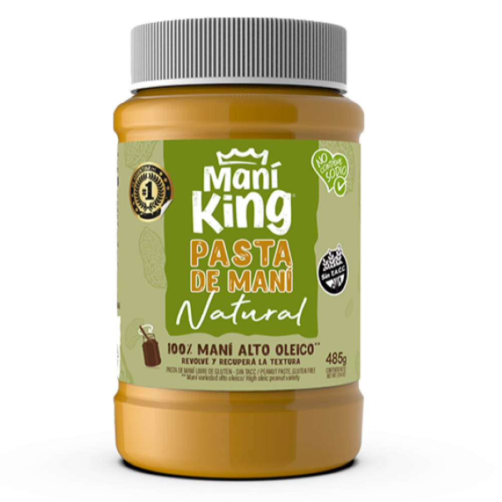MANI KING - Pasta de Maní 100% Natural x 485g