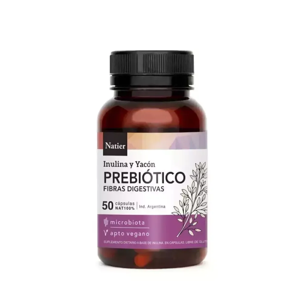 Prebiotico Fibras Digestivas x 50 Capsulas (Natier)
