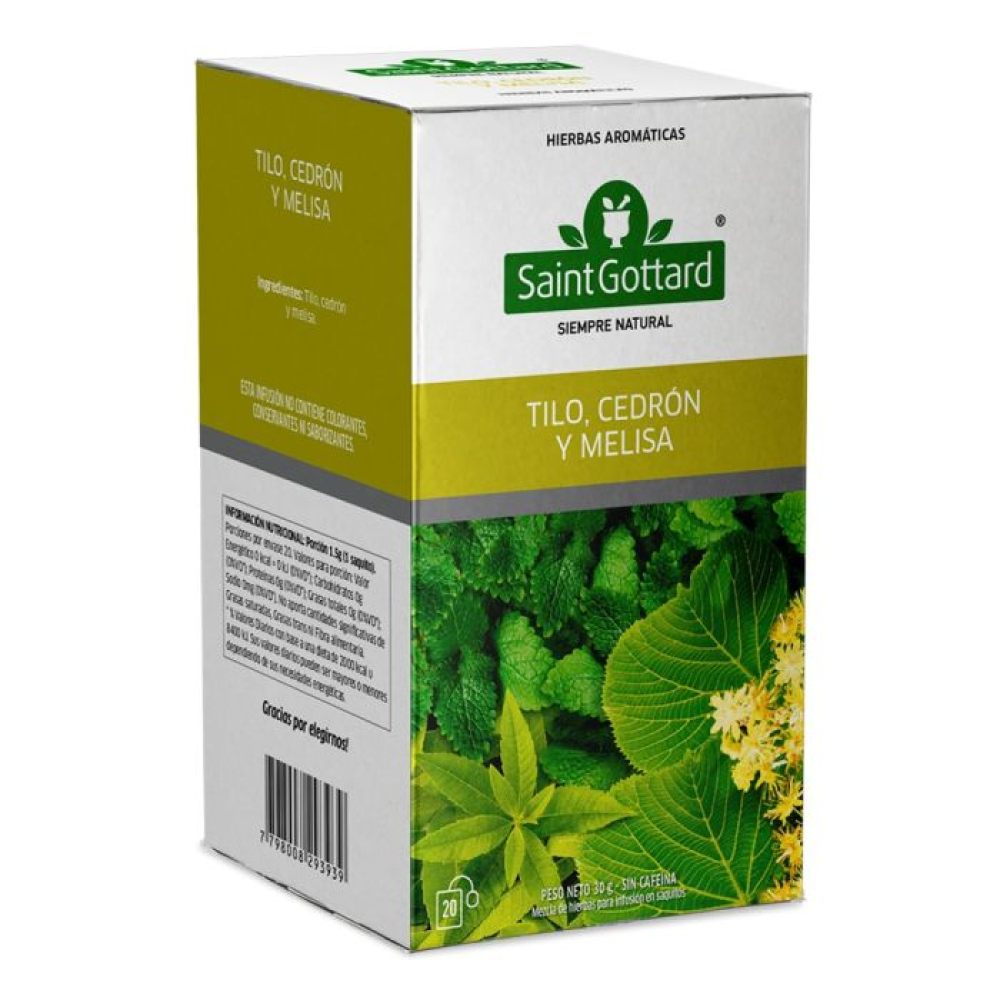 Té Tilo, Cedrón y Melisa Saint Gottard