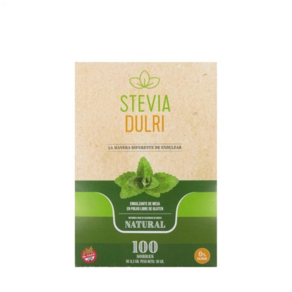 Stevia en Sobres Individuales - DULRI x 100 Servicios