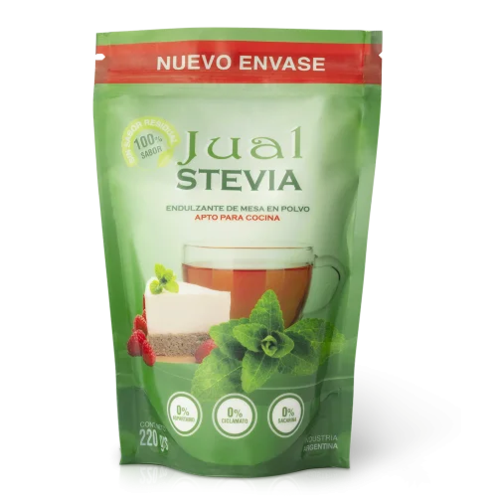 Stevia en Polvo - JUAL x 220g (DoyPack)