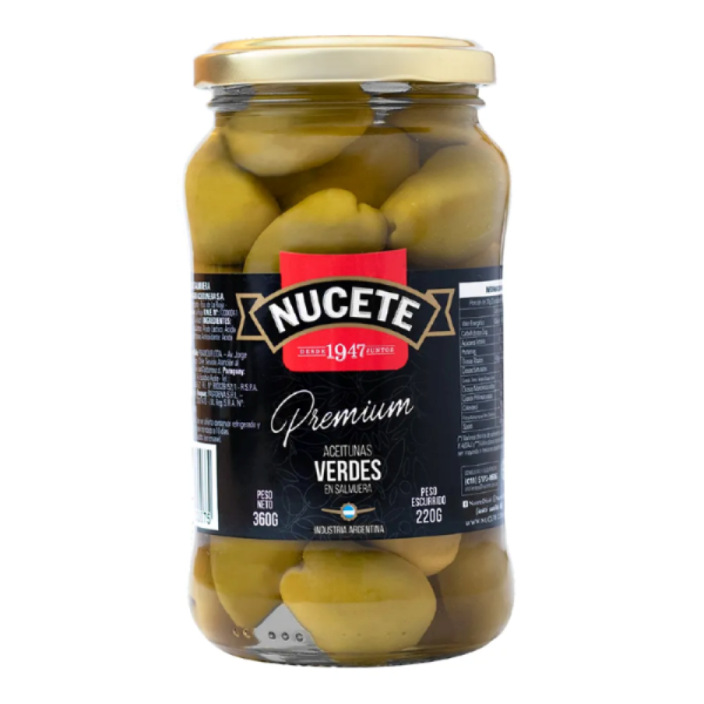 Aceitunas Verdes - NUCETE x 220g