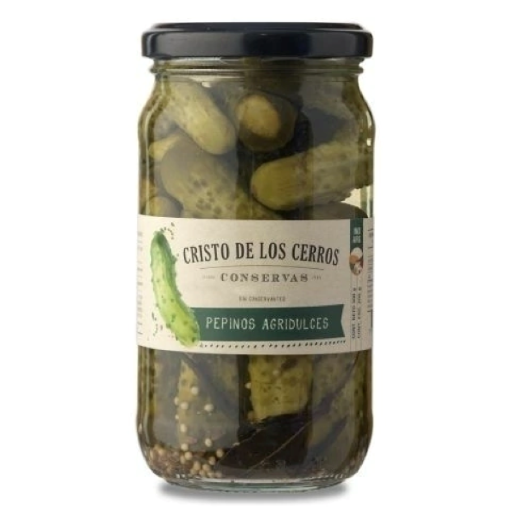 Pepinos Agridulces (Pickles) - CRISTO DE LOS CERROS x 650g