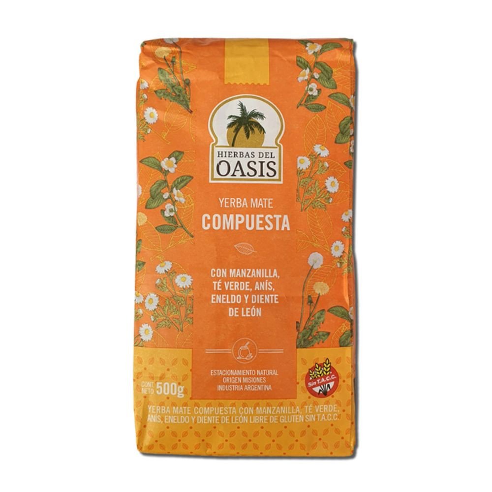 Yerba Mate Compuesta Oasis x 500g