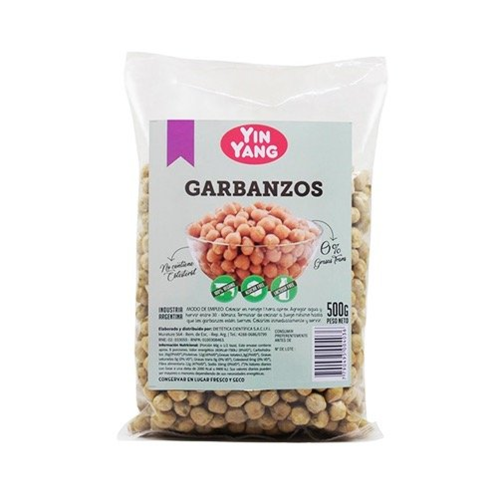GARBANZOS ORGÁNICOS 500g - Yin Yang