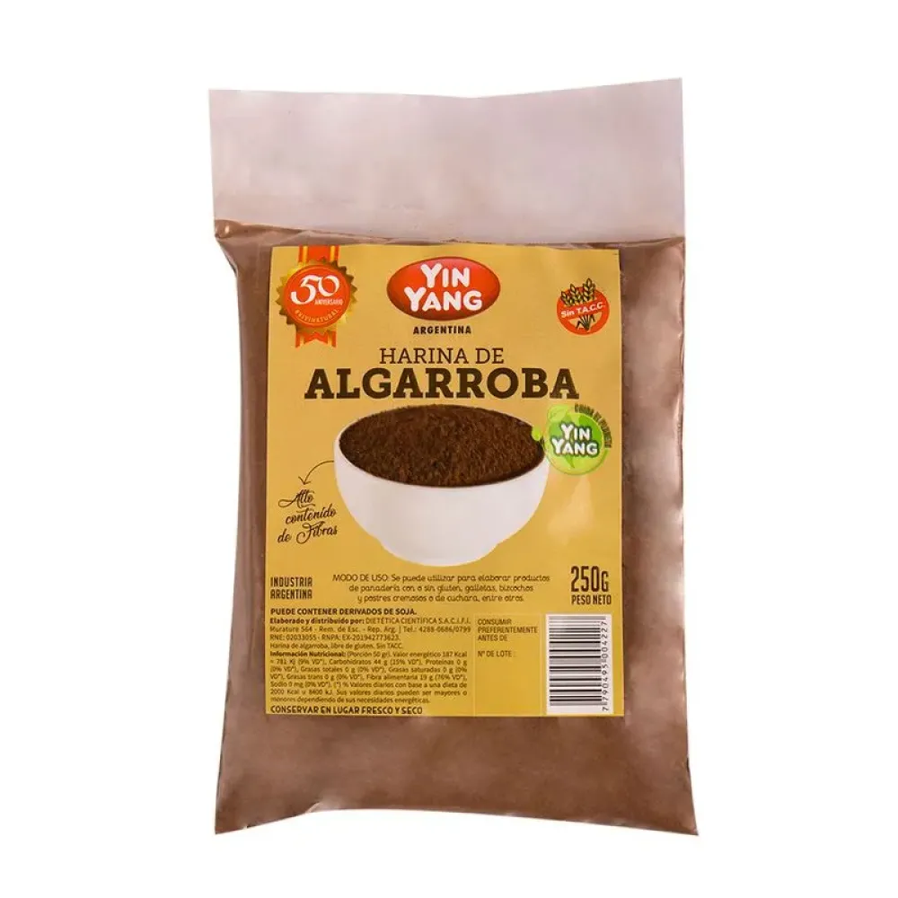 HARINA DE ALGARROBA 250g - Yin Yang