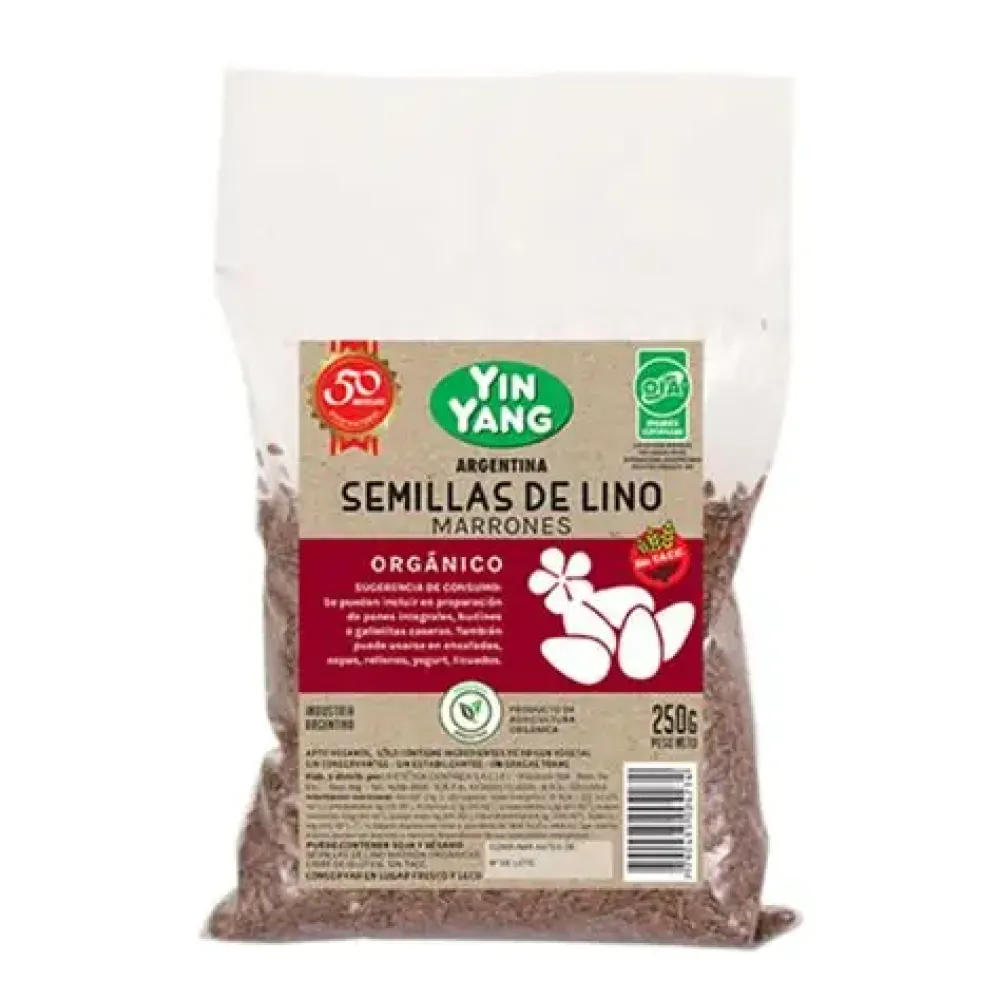 SEMILLAS DE LINO 250g - Yin Yang