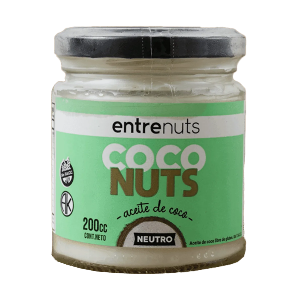 ENTRENUTS - Aceite de Coco Neutro x 200cc
