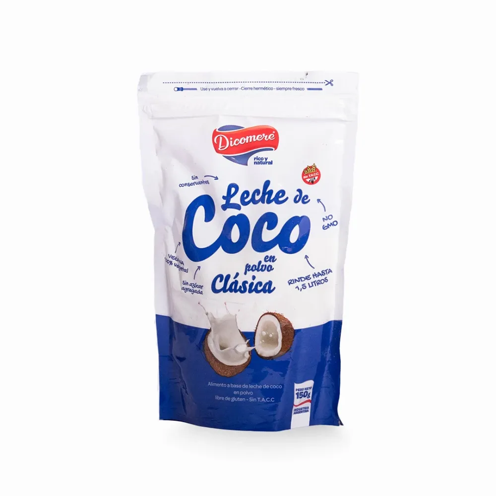 LECHE DE COCO EN POLVO CLÁSICA 150g - Dicomere