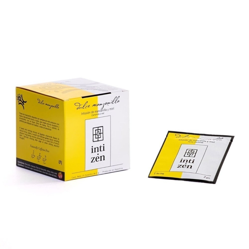  INTIZEN Dulce Manzanilla 15 Saquitos x 30 gr (Intizen)