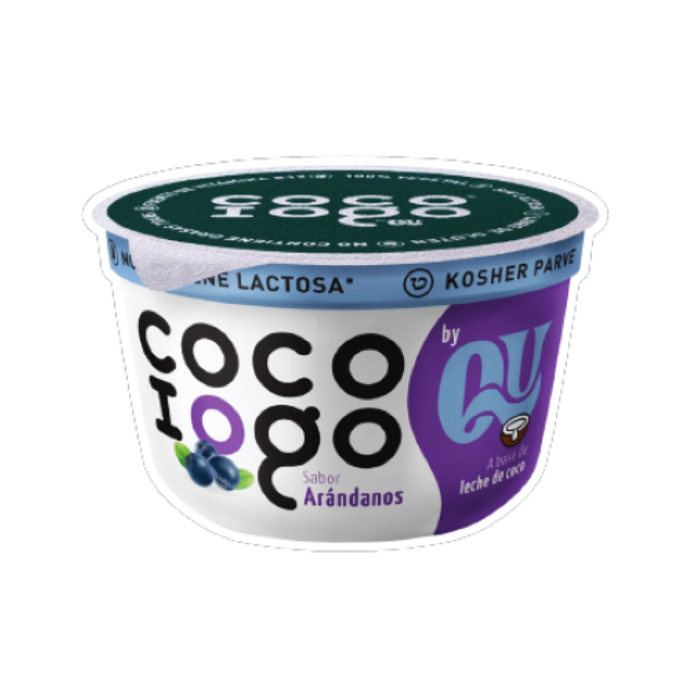Yogur de Coco con Arándanos "Qu" – 160g