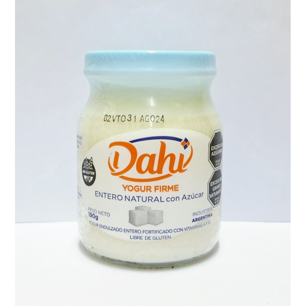 Yogurt DAHI con Azúcar – 190g